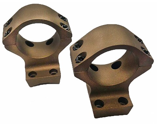 Picture of Talley Scope Mount/Ring Combo Burnt Bronze Aluminum 30mm Tube X-Bolt Low Rings Short/Long Action 0 MOA HC730735