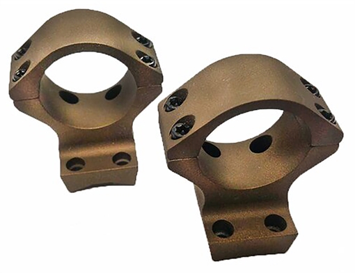 Picture of Talley Scope Mount/Ring Combo Burnt Bronze Aluminum 30mm Tube X-Bolt Medium Rings Short/Long Action 0 MOA HC740735