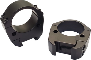 Picture of Talley Manufacturing Modern Sporting Rings, Fits Picatinny Rail System, 1" High, Black, Alloy TMS10H