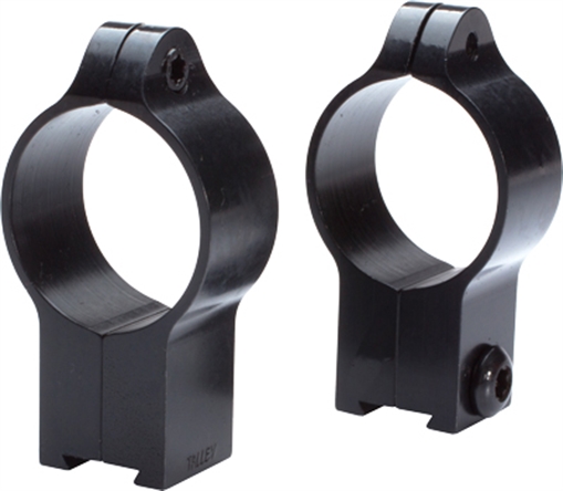 Picture of Talley Manufacturing Light Weight Ring Set, 1" Low, Fits CZ with 11MM Dovetail (452 European/455/457/512/513), Matte Finish, Black 22CZRL
