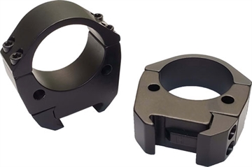 Picture of Talley Manufacturing Modern Sporting Rings, Fits Picatinny Rail System, 30mm Medium, Black, Alloy TMS30M