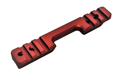 Picture of Talley Manufacturing Picatinny Base, Fits Winchester XPERT .22LR, Anodized Finish, Red P00RED102