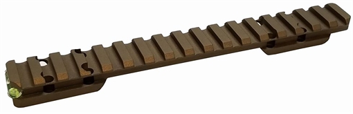 Picture of Talley Browning X-Bolt 20 MOA Picatinny Rail with Anti-Cant Indicator Smoked Bronze Long Action 20 MOA PLMHC735AC