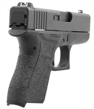 Picture of Talon Grips Adhesive Grip Compatible w/Glock 43, Black Aggressive Textured Granulate 100G