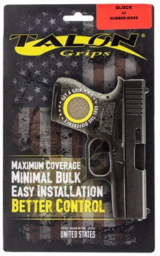 Picture of Talon Grips Adhesive Grip Compatible w/Glock 43, Moss Textured Rubber 100M