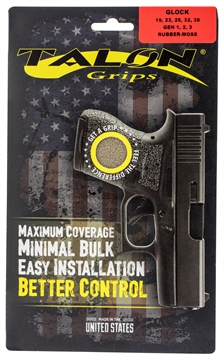 Picture of Talon Grips Adhesive Grip Compatible w/Glock Gen1-3 19/23/25/32/38, Moss Textured Rubber 104M