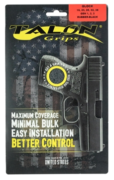 Picture of Talon Grips Adhesive Grip Compatible w/Glock Gen1-3 Glock 19/23/25/32/38, Black Textured Rubber 104R