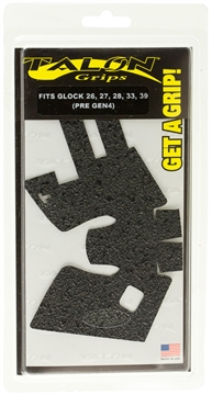 Picture of Talon Grips Adhesive Grip Compatible w/Glock 26/27/28/33/39 Gen3, Black Textured Rubber 105R