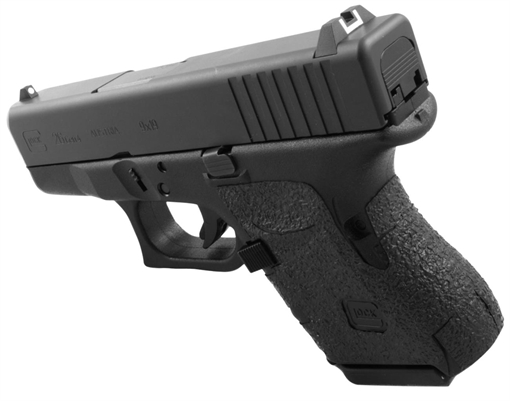 Picture of Talon Grips Adhesive Grip Compatible w/Glock 26/27/28/33/39 Gen4 w/No Backstrap, Black Textured Rubber 116R