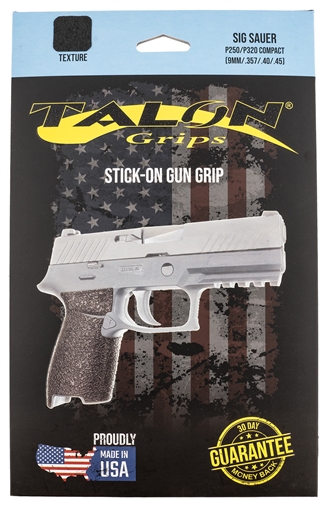 Picture of Talon Grips Adhesive Grip Textured Black Rubber, Fits (Compact) Sig P250, P320 EV07R