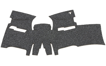 Picture of TALON Grips Inc Granulate, Grip, Adhesive Grip, Fits Sig Sauer P250/P320 Compact, Medium Module, Black 001G