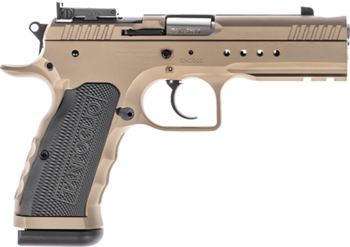 Picture of TANFOGLIO HEXAGON TACTICAL 10MM 4.45" 15RD STEEL/ALUM GRP GTFHEXT10
