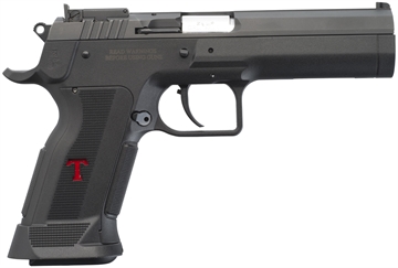 Picture of Tanfoglio IFG Limited Custom P 10mm Auto 14+1 4.76" Black Polygonal Rifled Barrel, Black Steel Slide, Black Polymer Frame, Black Polymer Grips, Ambidextrous TFLIMPROP10