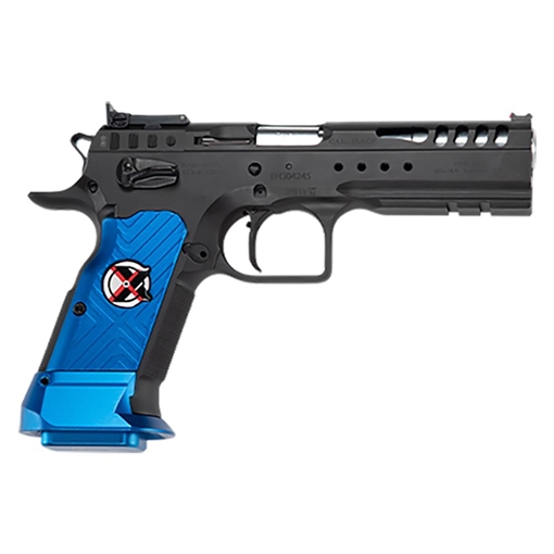 Picture of Tanfoglio Limited Master Xtreme 40 S&W 14/rd 4.75" Barrel Black with Blue Grip TF-LIMMSTRX-40