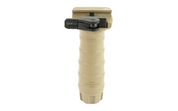 Picture of TangoDown Vertical Grip, Fits Picatinny, Quick Detach Auto Lock, Desert Tan BGV-QDSFFDE