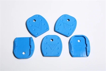 Picture of TangoDown Vickers Tactical Magazine Floor Plates for Glock 5pk Blue VTMFP-001 BLU