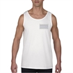 Picture of Thin Blue Line Tank - Chicago Thin Blue Line Flag CHIC-TANK-WHITE-S