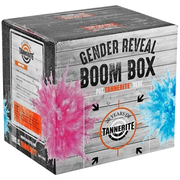 Picture of Tannerite Gender Reveal Kit Target, 1 Pound Target, 10 Pounds Color Blaze Powder, Blue Color GRK - B GRKB