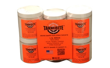 Picture of Tannerite 12BR 1/2 Pound Target Impact Enhancement Explosion White Vapor, Centerfire Rifle Firearm 0.50 lb 16 Targets 12BR 1/2 BR