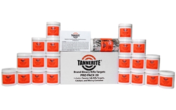 Picture of Tannerite Pro Pak Impact Enhancement Explosion White Vapor Centerfire Rifle Firearm 0.50 lb 20 Targets PP20