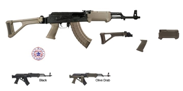 Picture of Tapco Intrafuse Folding Stock for AK Pattern Rifle - FDE TVZSTK06150D