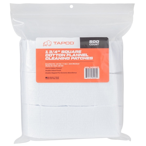 Picture of Tapco Square Patches 38 Cal 1.75" Square Cotton 500 CT TAP22072