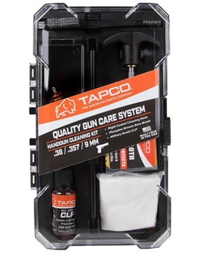 Picture of Tapco Handgun Cleaning Kit 38/357/9mm Handgun Black TAP22080