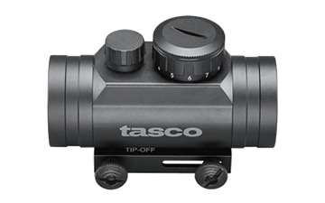 Picture of Tasco Pro Point, Red Dot Sight, 1X30MM, 5 MOA, Black, Matte, Includes a 2-in-1 Mounting Base for 3/8" Tipoff and Weaver Rails TRD130T