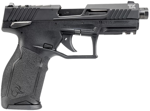 Picture of Taurus USA TX22 Generation 2, TORO, Semi-automatic, Striker Fired, 22LR, 4.6" Threaded Barrel, Manual Safety, Optic Ready, Matte Finish, Black, 2 Magazines (1) 22 Round and (1) 16 Round 1-2TX22P141 12TX22P141