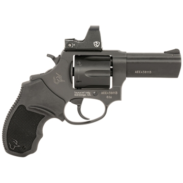 Picture of Taurus 2856P31R 856 T.O.R.O. 38 Special 6 Shot 3", Black Stainless Steel, Optic Ready Frame, Rubber Grip, Riton Red Dot 2-856P31-R