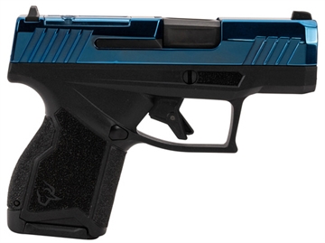 Picture of Taurus GX4 Micro-Compact Frame 9mm Luger 13+1 3.06" Satin Black DLC Stainless Steel Barrel, Blue PVD Serrated Alloy Steel Slide, Matte Black Stainless Steel Frame, Textured Grip 1-GX4M931-B