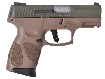 Picture of Taurus G2C Handgun 9mm Luger 12rd Magazine 3.2" Barrel MS Green Slide/Brown Grip 1-G2C93B-12B 1G2C93B12B