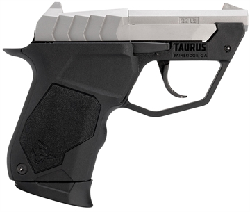 Picture of Taurus 22TUC Micro-Compact Frame 22 LR 9+1 2.50" Matte Stainless Steel Tip-Up Barrel, Matte Stainless Serrated Stainless Steel Slide, Black Polymer Frame, Black Polymer Grip 1-22TUC139