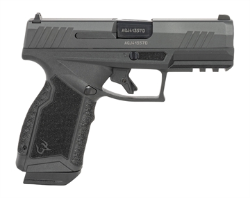 Picture of Taurus 1-GX4CR941-5X10 GX4 Carry Compact 9mm Luger 15+1 3.70" Satin Black DLC Barrel, Black Gas Nitride Alloy Steel Serrated Slide, Matte Black Stainless Steel Frame w/Picatinny Rail, Interchangeable