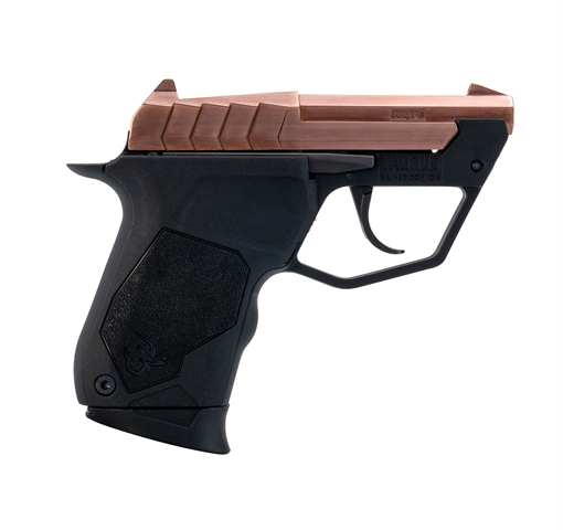 Picture of Taurus 1-22TUC13RG 22TUC Micro-Compact Frame 22 LR 9+1 2.50" Polished Rose Gold PVD Steel Tip-Up Barrel, Rose Gold PVD Serrated Stainless Steel Slide, Black Polymer Frame, Black Polymer Grip 1-22TUC13RG 122TUC13RG