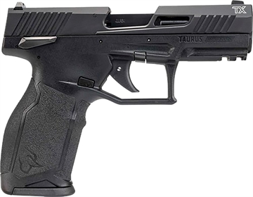 Picture of Taurus 1-2TX22341-10 TX22 Gen 2 Full Size Frame 22 LR 10+1 4.10" Matte Black Steel Barrel, Black Hard Coat Anodized Serrated Slide, Black Polymer Frame w/Picatinny Rail, Right Hand 1-2TX22341-10 12TX2234110