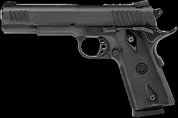 Picture of Taurus 11911019MM 1911 9mm Luger 9+1 5" Barrel, Matte Black Finish Beavertail Frame, Serrated Matte Black Steel Slide & Checkered Polymer Grip Includes Magazine 1-191101-9MM