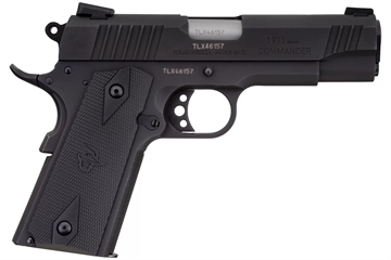 Picture of Taurus USA 1911, Single Action Only, Semi-automatic, Metal Frame Pistol, Commander Size, 9MM, 4.25" Barrel, Steel, Black, Novak Sights, Manual Thumb Safety, 9 Rounds, 1 Magazine 1-191101COM-9MM