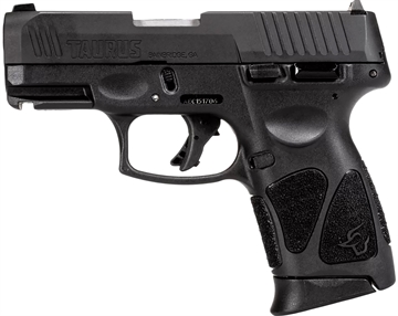 Picture of Taurus USA G3C, Striker Fired, Semi-automatic, Polymer Frame Pistol, Compact, 40 S&W, 3.2" Barrel, Matte Finish, Black, Manual Safety, Blade Front/Adjustable Rear, 10 Rounds, 3 Magazines 1-G3C4031 1G3C4031