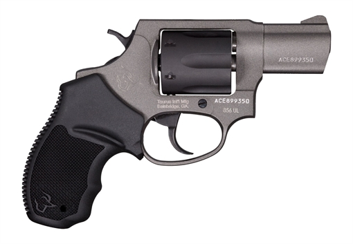 Picture of Taurus 2-856021ULC21 856 UltraLite Small 38 Special +P 6 Shot 2" Tungsten Cerakote Carbon Steel Barrel, Matte Black Cylinder, Tungsten Cerakote Aluminum Frame, Black Ribber Grip, Transfer Bar Safety,