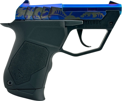 Picture of Taurus 22 Tuc Blue Waves Handgun .22 LR 9rd Magazine 2.5" Barrel Blue PVD 1-22TUC13BL-GW