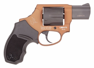 Picture of Taurus 2856021ULCH12 856 Ultra-Lite 38 Spl + P 6 Round 2" Matte Black/Bronze Aluminum, Black Rubber Grip 2-856021ULCH12