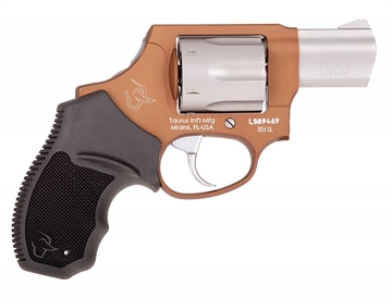 Picture of Taurus 2856029ULCH12 856 Ultra-Lite 38 Spl + P 6 Round 2" Matte Stainless/Bronze Aluminum, Black Rubber Grip 2-856029ULCH12