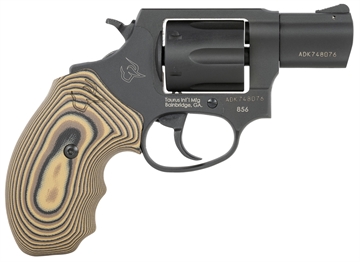 Picture of Taurus 285621VZ19 856 38 Special 6rd 2", Matte Black Carbon Steel, Brown VZ Cyclone Grip 2-85621VZ19