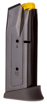 Picture of Taurus USA Magazine, 9MM, 12 Rounds, Fits Taurus G2C and G3, with Finger Rest, Black 358-0005-01 358000501
