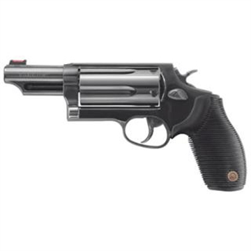 Picture of Taurus 2-441031MAG Judge Magnum Compact 45 Colt (Long Colt)/410 Gauge 5 Shot 3" Matte Black Oxide Steel Barrel, Cylinder & Frame, Black Ribber Grip, Transfer Bar Safety, Exposed Hammer 2-441031MAG 2441031MAG