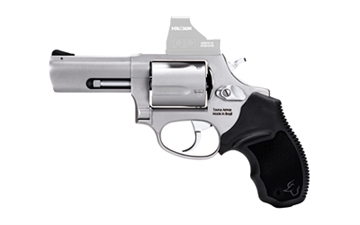 Picture of Taurus 2605P39 605 T.O.R.O. Small Frame 38 Special +P/357 Mag 5rd 3" Stainless Steel Barrel, Frame & Cylinder, Black Rubber Grip, Transfer Bar Safety, Optic Mount For Micro Red Dot 2-605P39
