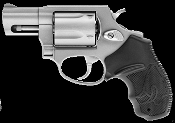 Picture of Taurus USA Model 605, Double Action, Metal Frame Revolver, Small Frame, 357 Magnum, 2" Barrel, Stainless Steel, Matte Finish, Silver, Rubber Grips, Fixed Sights, 5 Rounds 2-605029 2605029