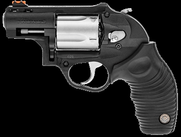 Picture of Taurus USA Model 605, Double Action, Polymer Frame Revolver, Small Frame, 357 Magnum, 2" Barrel, Oxide Finish, Silver Cylinder, Black, Rubber Grips, Fixed Sights, 5 Rounds 2-605029PLY 2605029PLY