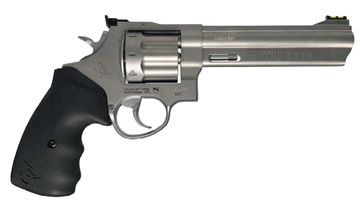Picture of Taurus 2-608069CMP 608 Competition 357 Mag/38 Special +P 8rd 6" Matte Stainless Steel Barrel, Cylinder & Frame, Black Finger Grooved Grip, Transfer Bar Safety, Exposed Hammer 2-608069CMP 2608069CMP